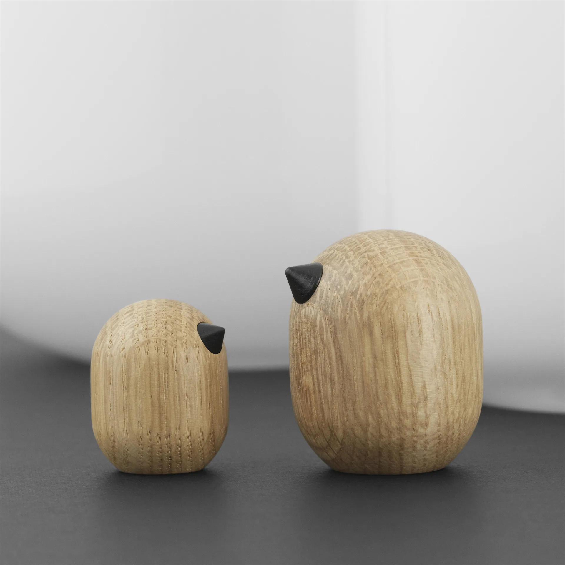 Little Bird figuur eikenhout, 4,5 cm. Normann Copenhagen
