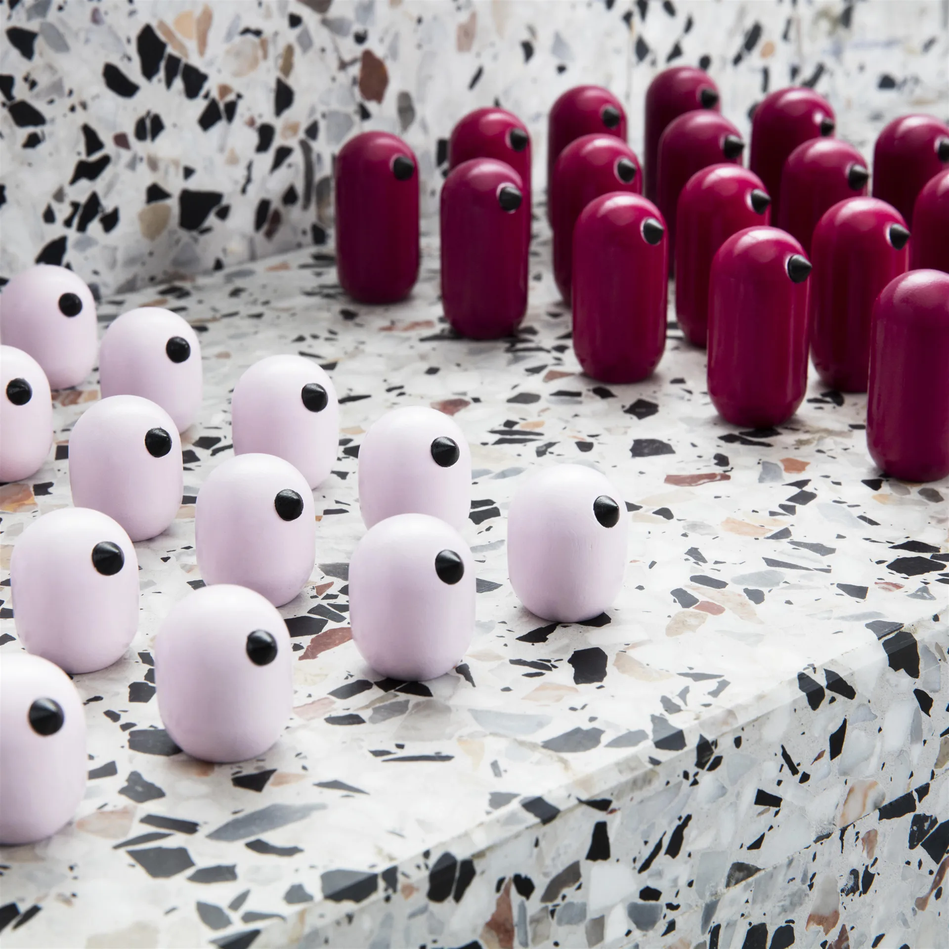 Little Bird figuur, magenta - 5 cm. Normann Copenhagen