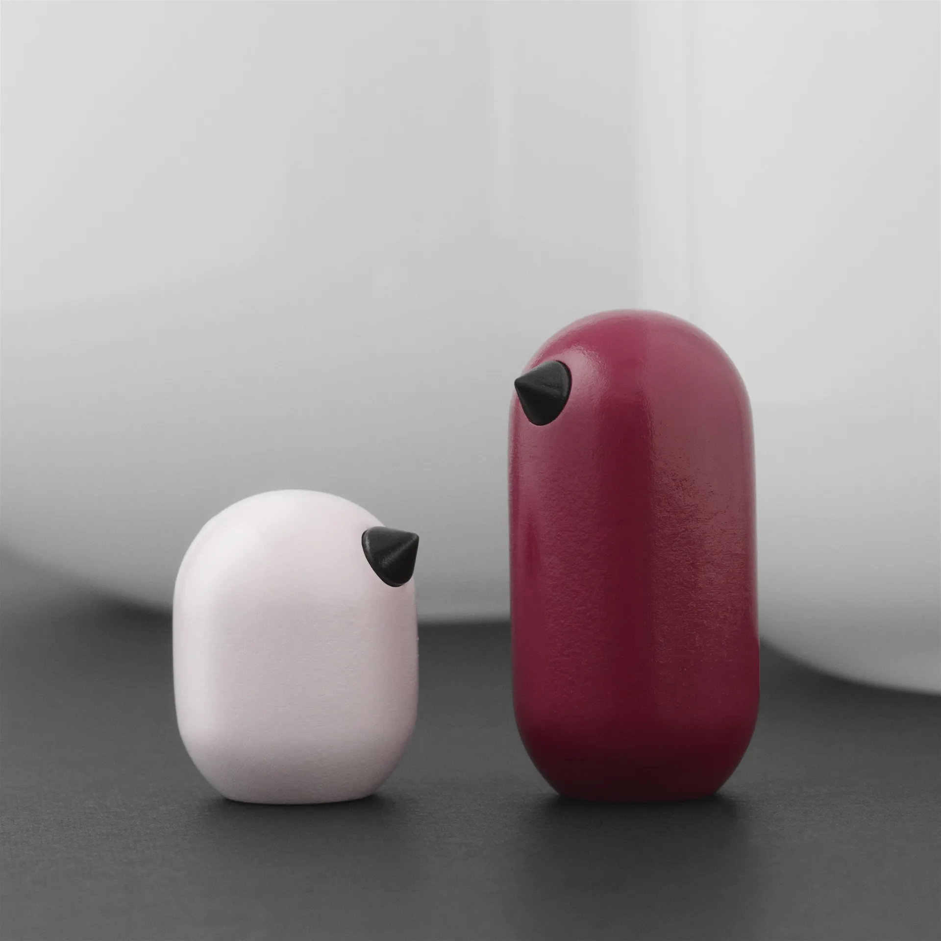 Little Bird figuur, magenta - 5 cm. Normann Copenhagen