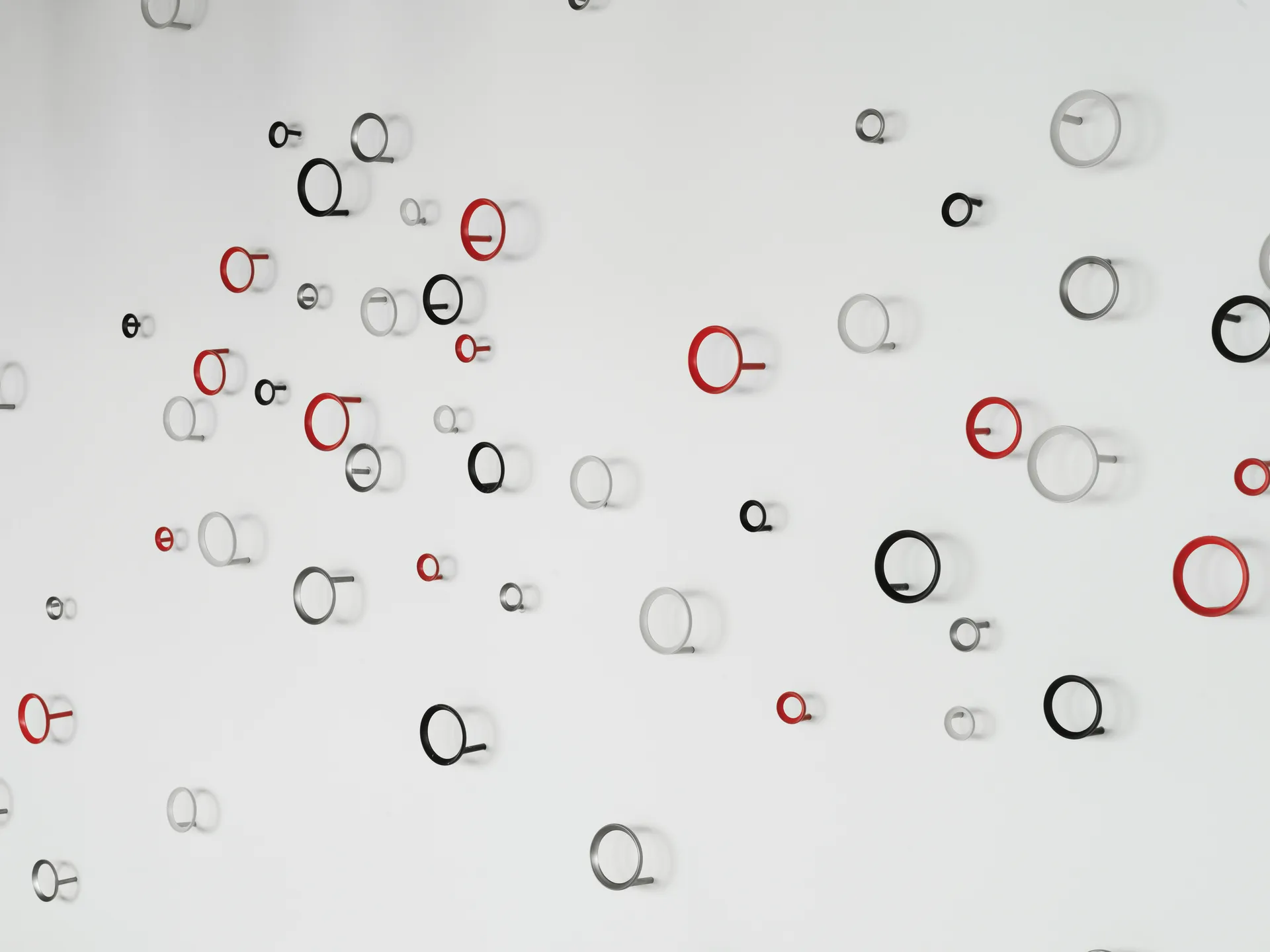 Loop haak large Ø9,4 cm, Brushed Zinc Normann Copenhagen