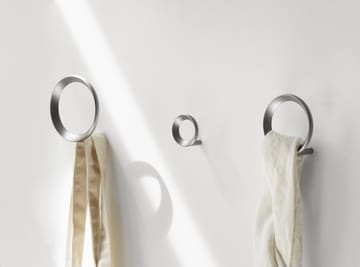 Loop haak large Ø9,4 cm - Brushed Zinc - Normann Copenhagen