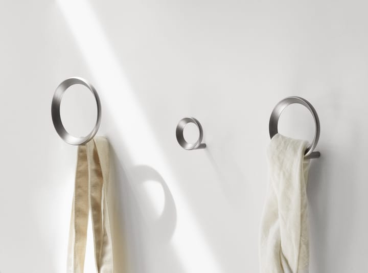 Loop haak large Ø9,4 cm, Brushed Zinc Normann Copenhagen