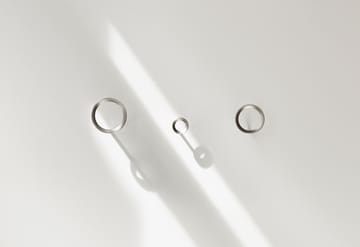 Loop haak small Ø4,4 cm - Brushed Zinc - Normann Copenhagen