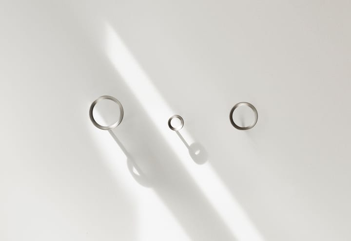 Loop haak small Ø4,4 cm, Brushed Zinc Normann Copenhagen