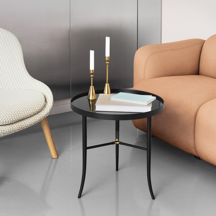 Lug tafel Ø50 cm, Zwart Normann Copenhagen