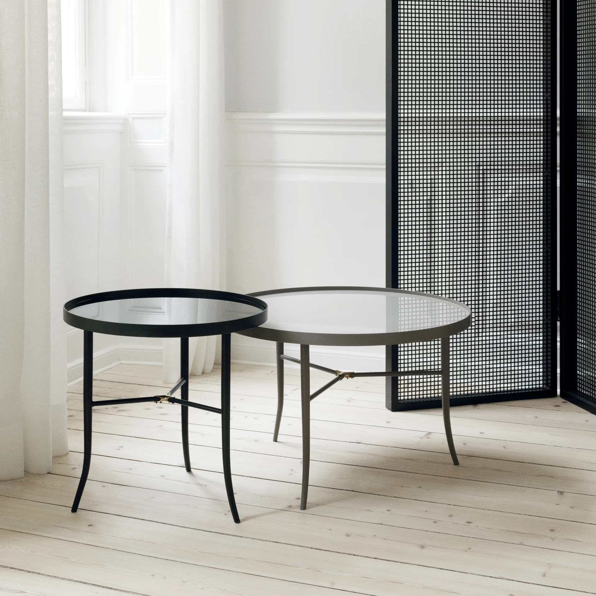 Lug tafel Ø50 cm, Zwart Normann Copenhagen