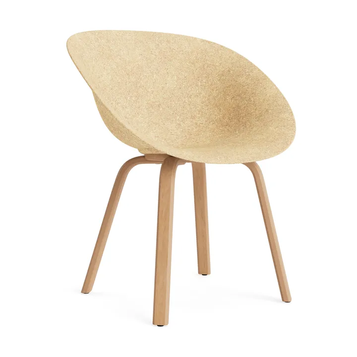 Mat Armchair armstoel - Hemp-beech - Normann Copenhagen