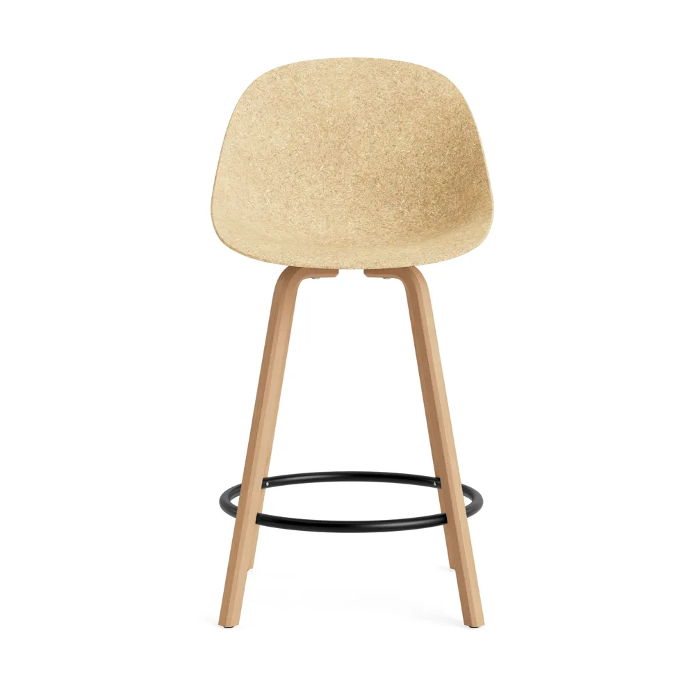 Mat Bar Chair barkruk 65 cm, Hemp-beech-black steel Normann Copenhagen