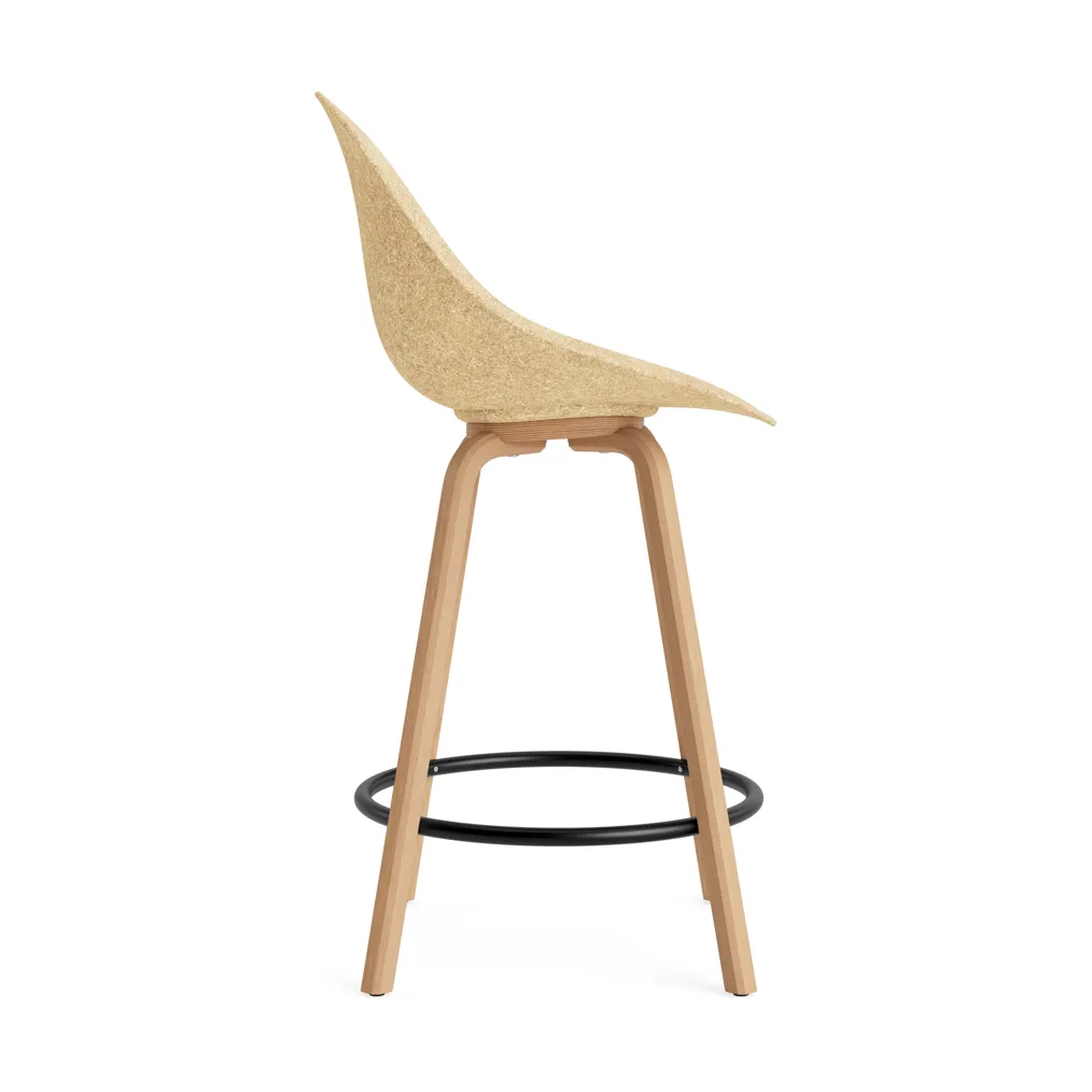 Mat Bar Chair barkruk 65 cm, Hemp-beech-black steel Normann Copenhagen