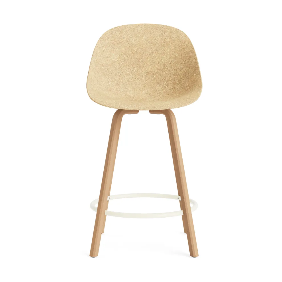 Mat Bar Chair barkruk 65 cm, Hemp-beech-cream steel Normann Copenhagen
