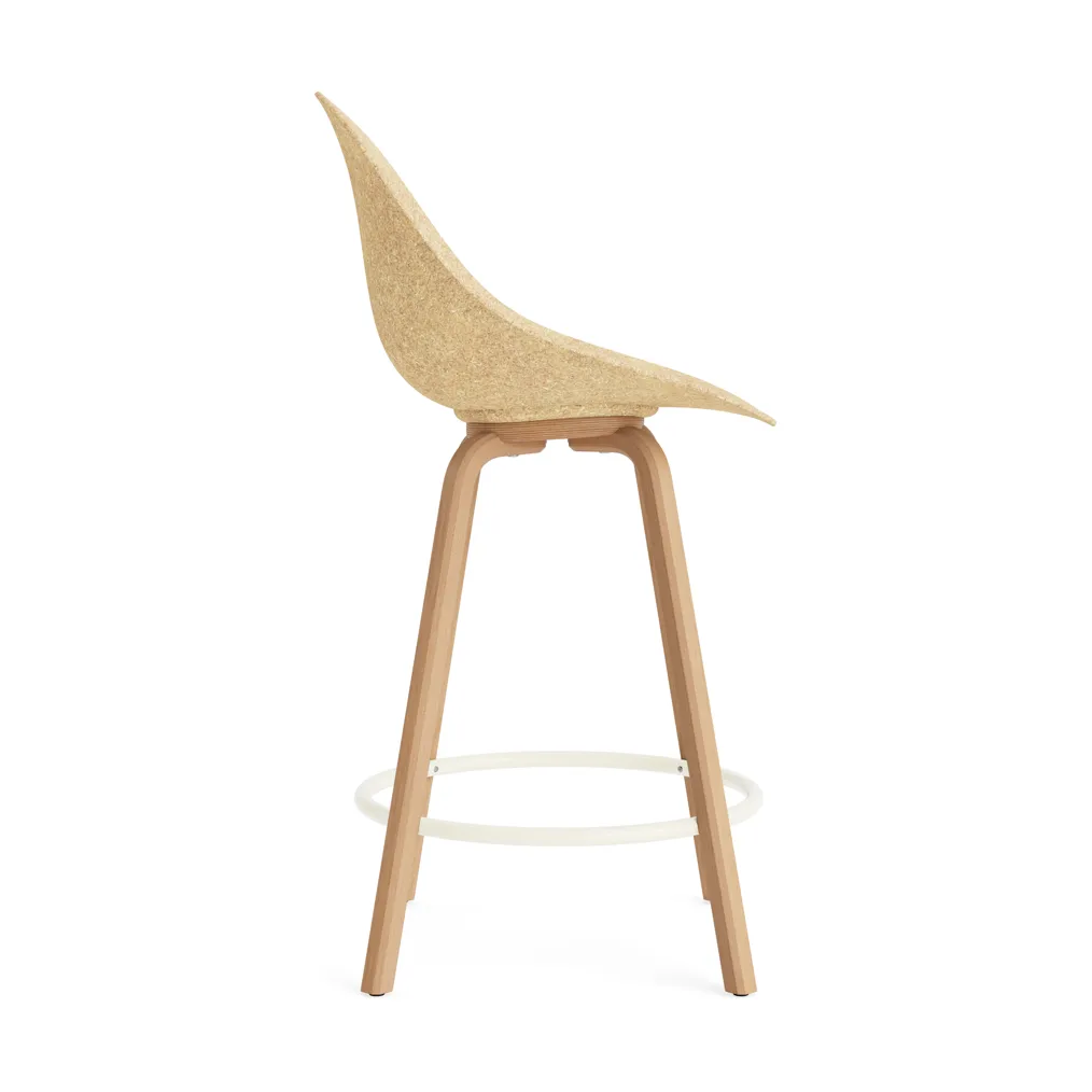 Mat Bar Chair barkruk 65 cm, Hemp-beech-cream steel Normann Copenhagen