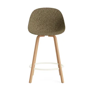 Mat Bar Chair barkruk 65 cm - Seaweed-beech-cream steel - Normann Copenhagen