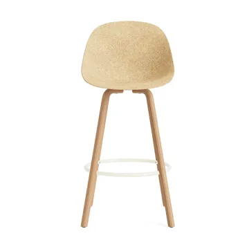 Mat Bar Chair barkruk 75 cm - Hemp-beech-cream steel - Normann Copenhagen