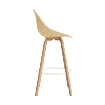 Mat Bar Chair barkruk 75 cm - Hemp-beech-cream steel - Normann Copenhagen
