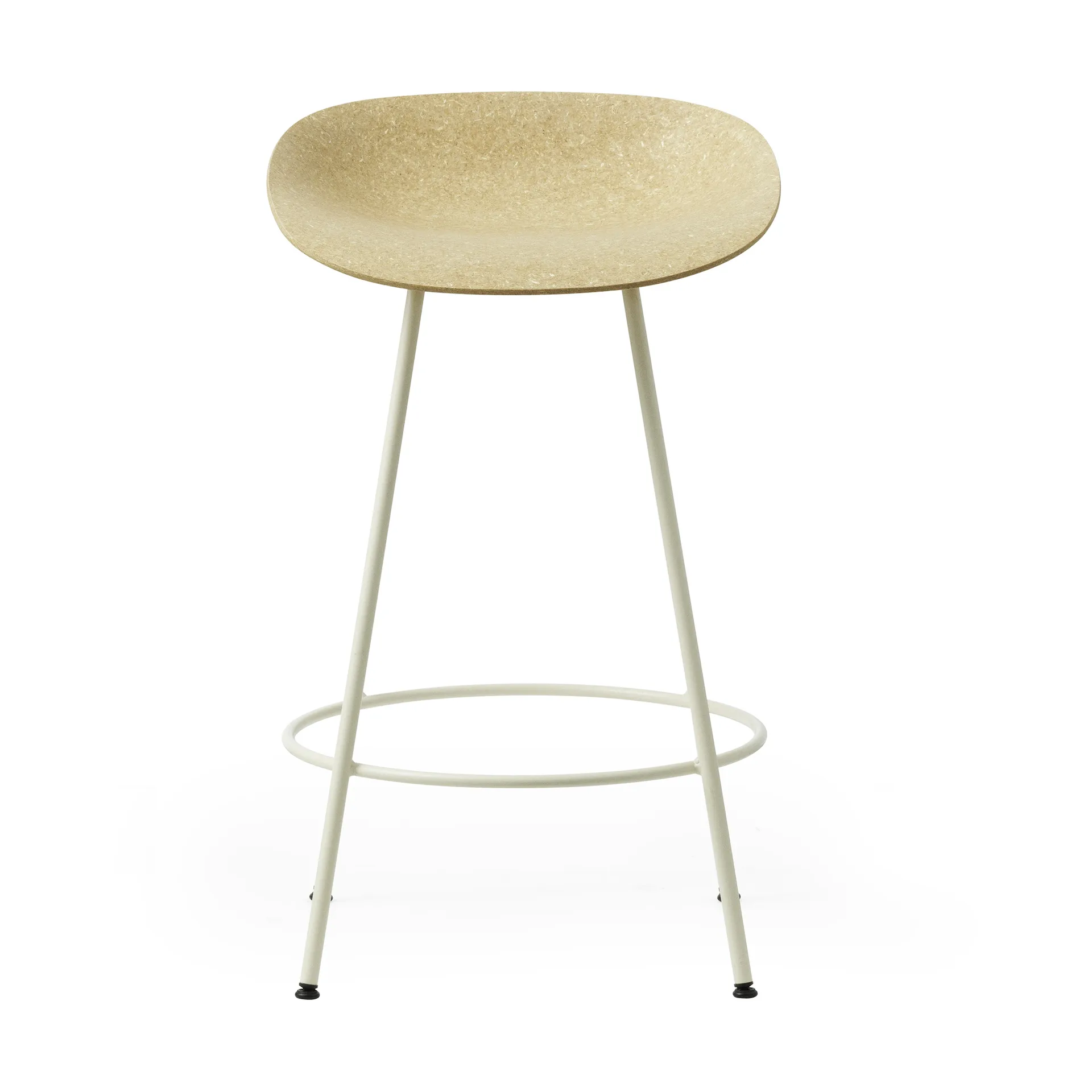 Mat Barstool barkruk 65 cm, Hemp-cream steel Normann Copenhagen