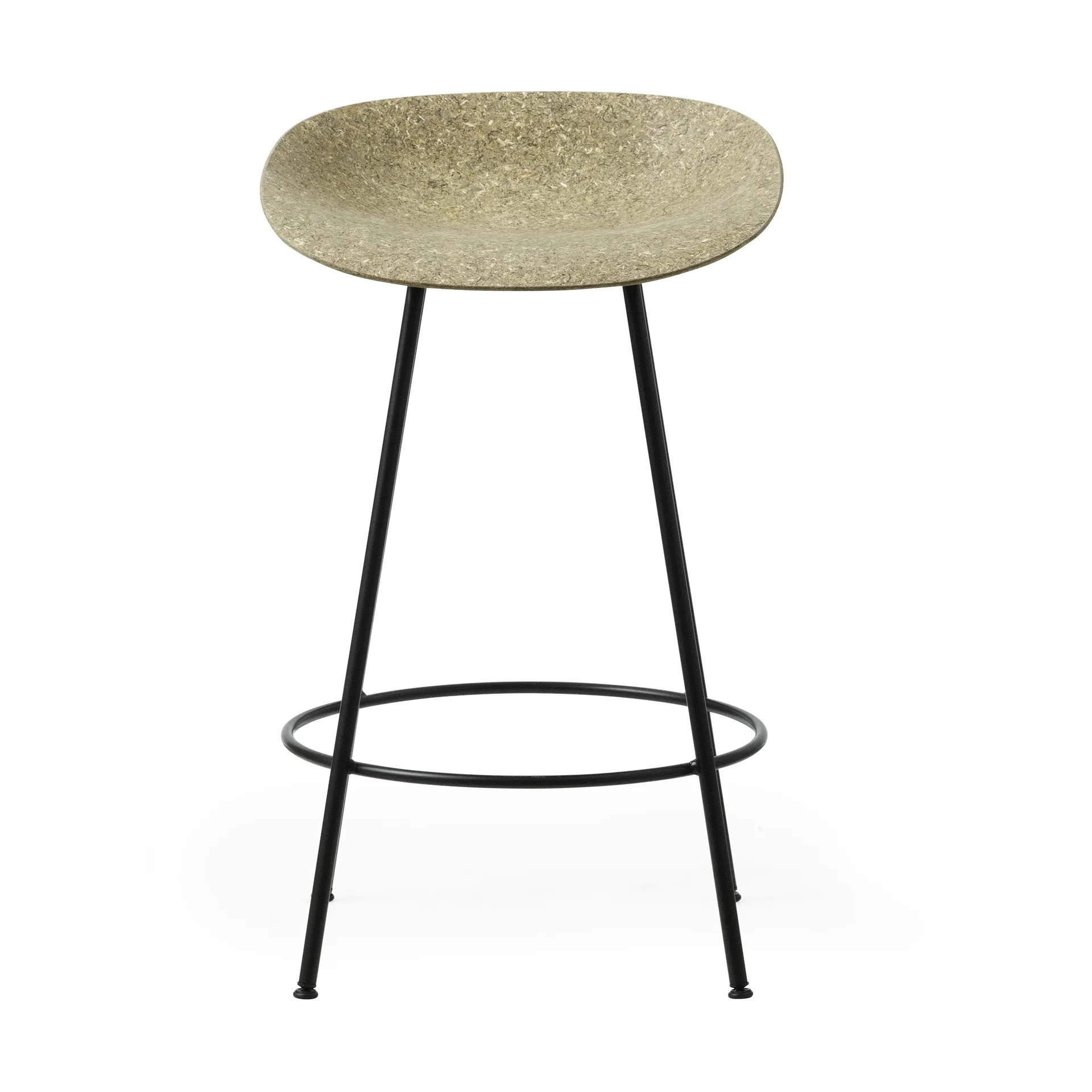 Mat Barstool barkruk 65 cm, Seaweed-black steel Normann Copenhagen