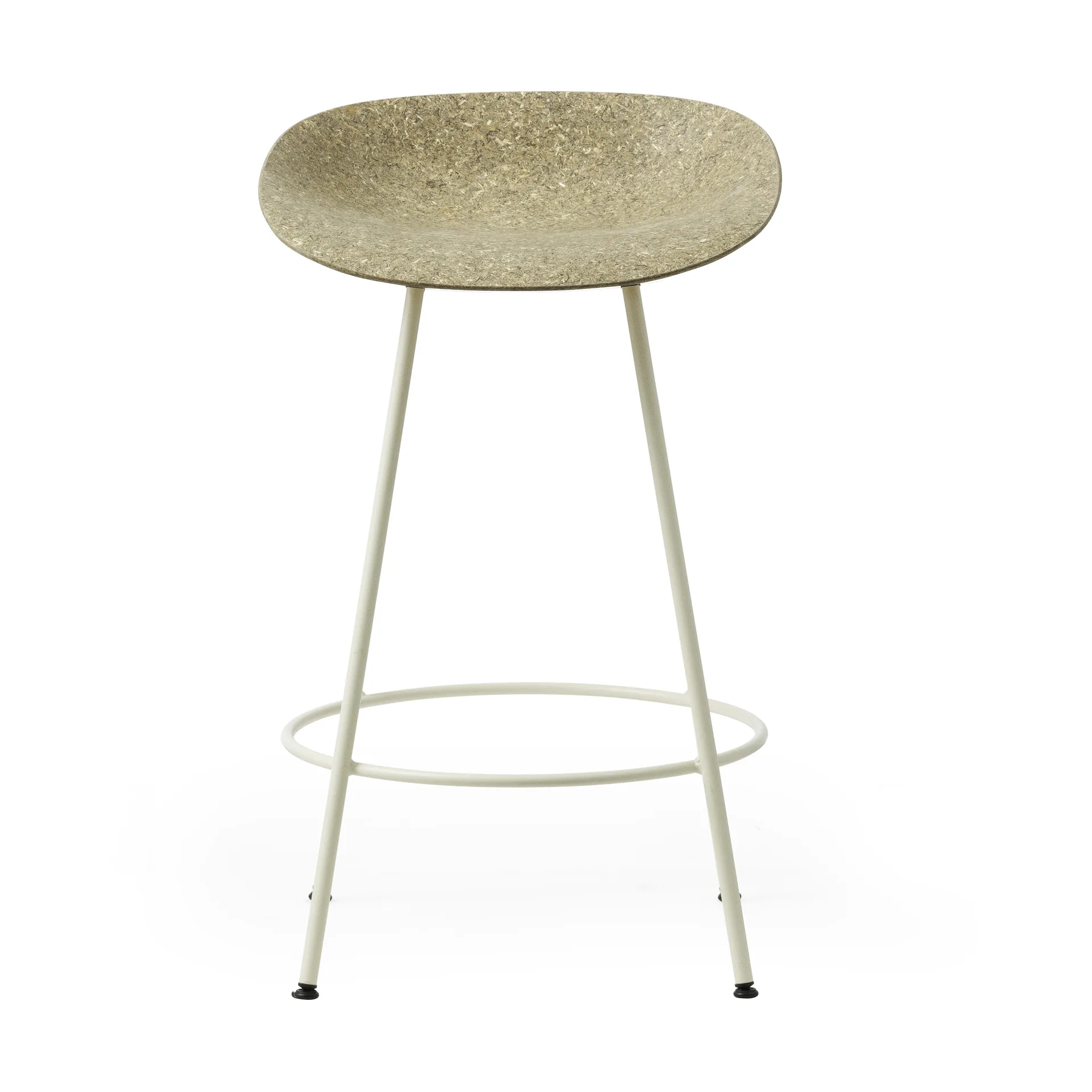 Mat Barstool barkruk 65 cm, Seaweed-cream steel Normann Copenhagen