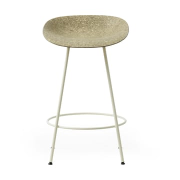 Mat Barstool barkruk 65 cm - Seaweed-cream steel - Normann Copenhagen