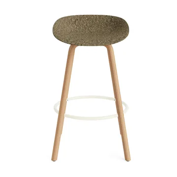 Mat Barstool barkruk 75 cm - Seaweed-beech-cream steel - Normann Copenhagen