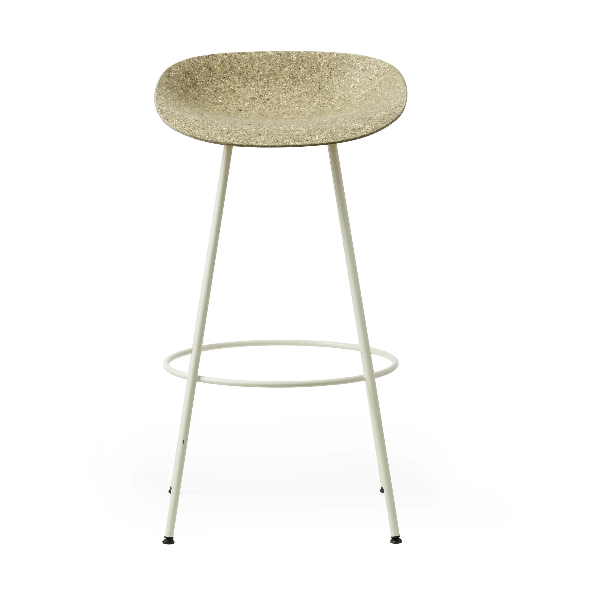 Mat Barstool barkruk 75 cm, Seaweed-cream steel Normann Copenhagen