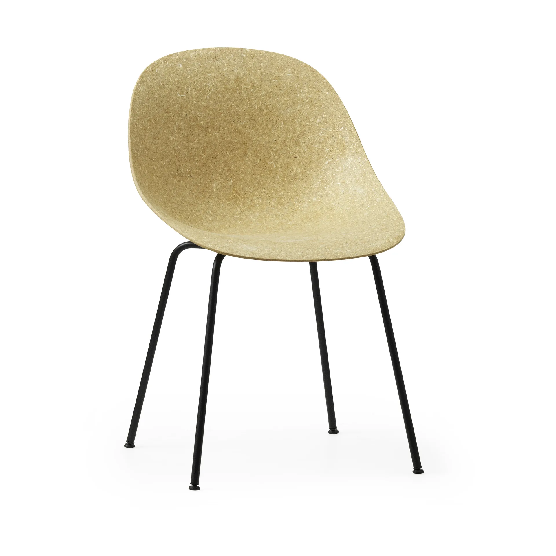 Mat Chair stoel, Hemp-black steel Normann Copenhagen