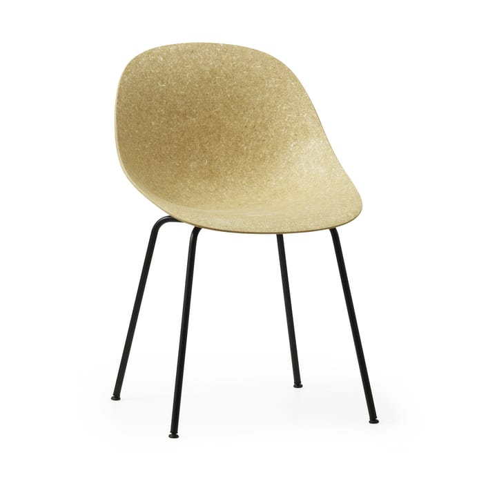 Mat Chair stoel - Hemp-black steel - Normann Copenhagen