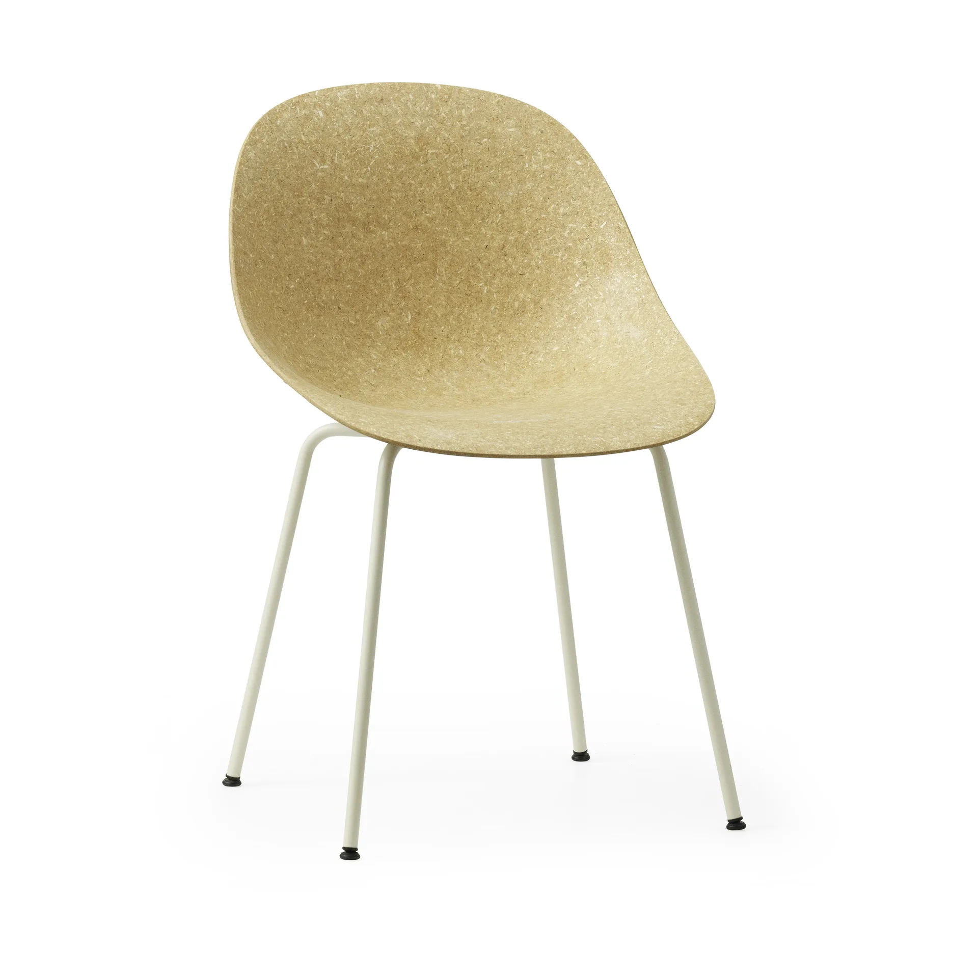 Mat Chair stoel, Hemp-cream steel Normann Copenhagen