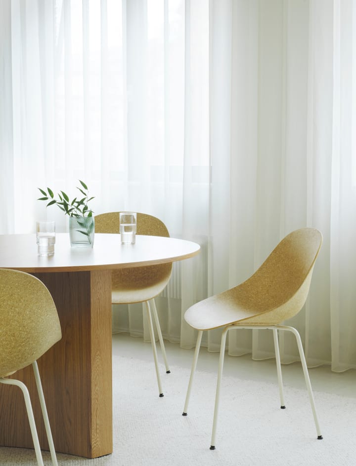 Mat Chair stoel, Hemp-cream steel Normann Copenhagen