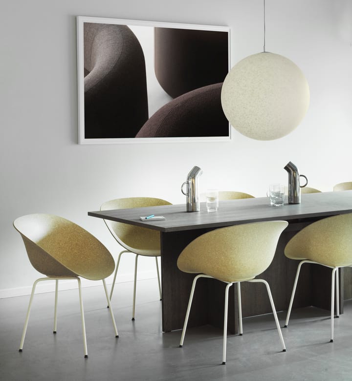 Mat Chair stoel, Hemp-cream steel Normann Copenhagen