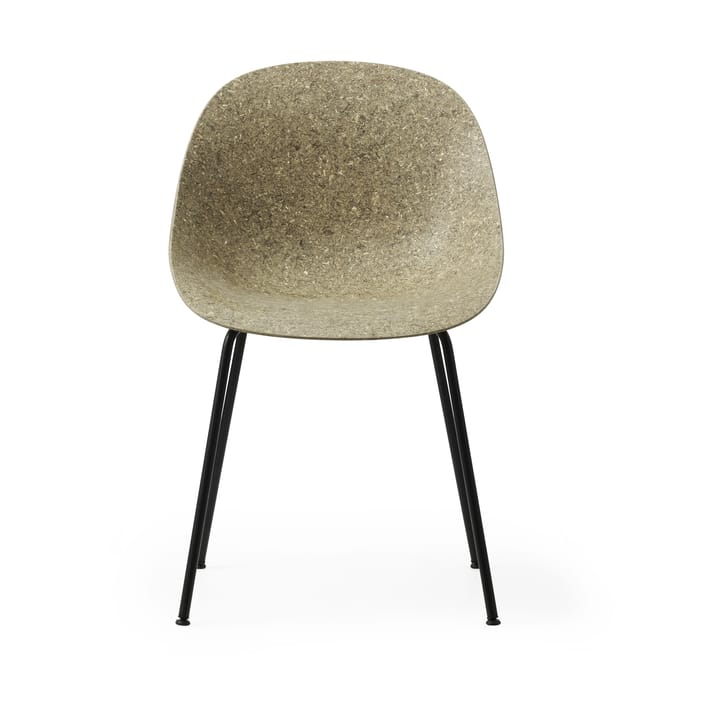 Mat Chair stoel - Seaweed-black steel - Normann Copenhagen