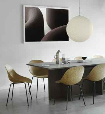 Mat Chair stoel - Seaweed-black steel - Normann Copenhagen