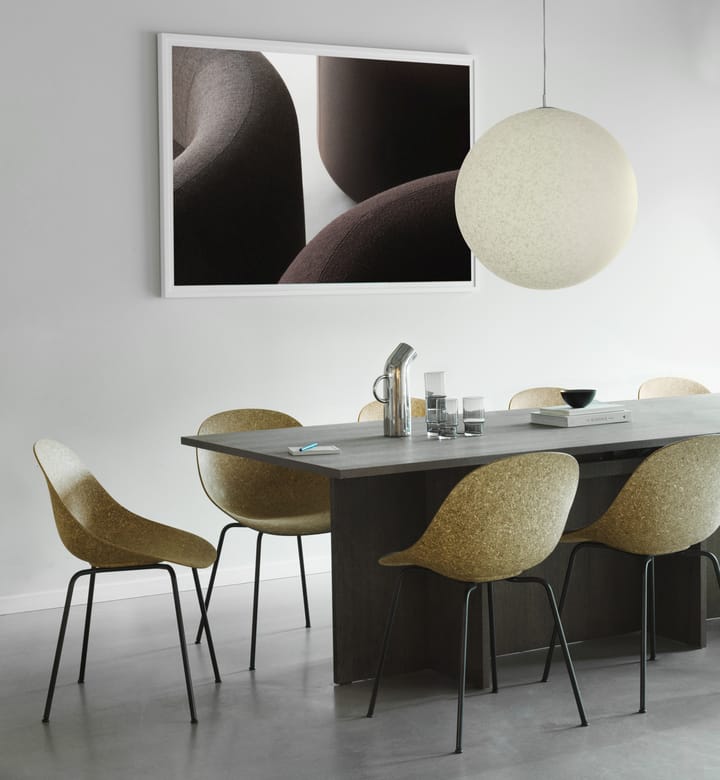 Mat Chair stoel, Seaweed-black steel Normann Copenhagen
