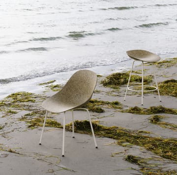 Mat Chair stoel - Seaweed-cream steel - Normann Copenhagen