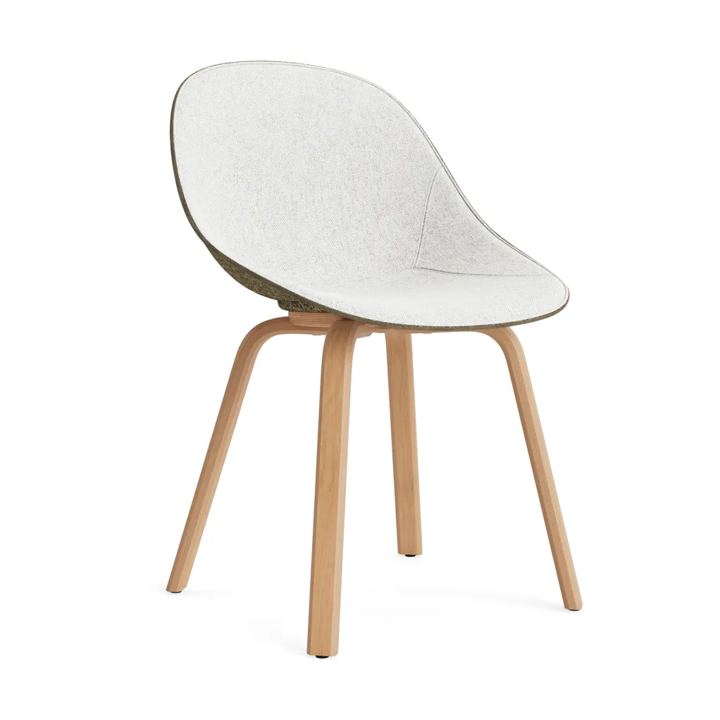 Mat Chair stoel voorkant gestoffeerd , Hallingdal 110-seaweed-beech Normann Copenhagen