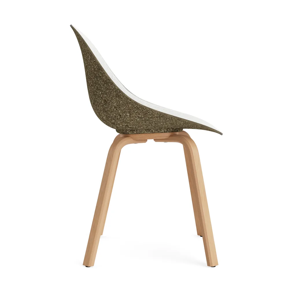 Mat Chair stoel voorkant gestoffeerd , Hallingdal 110-seaweed-beech Normann Copenhagen
