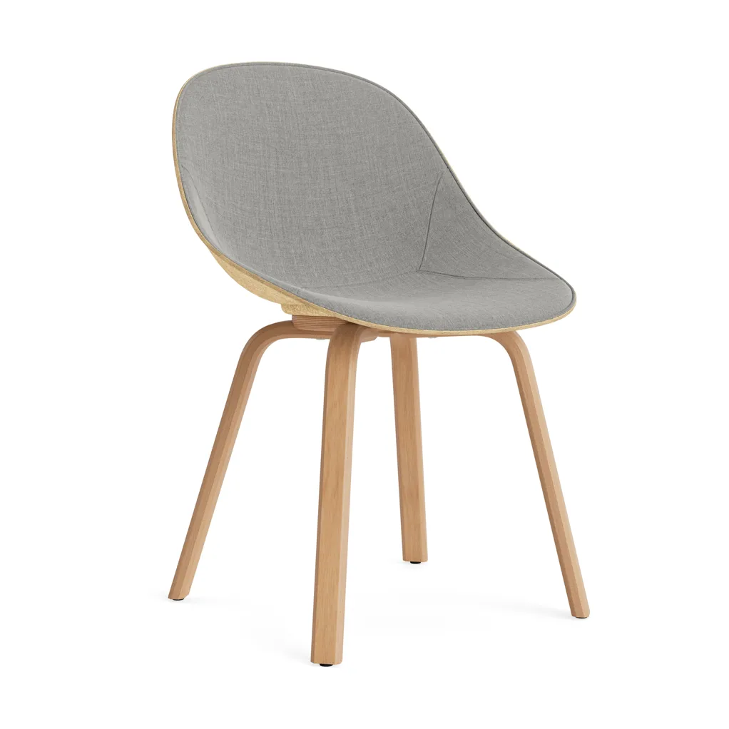 Mat Chair stoel voorkant gestoffeerd , Remix 133-hemp-beech Normann Copenhagen