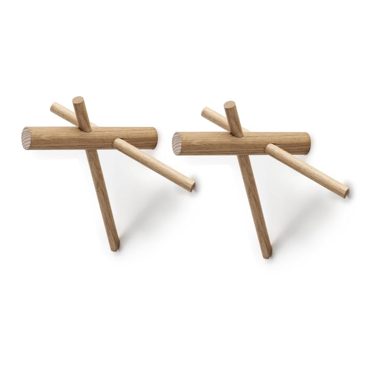 Normann Sticks haak - nature 2-pack - Normann Copenhagen