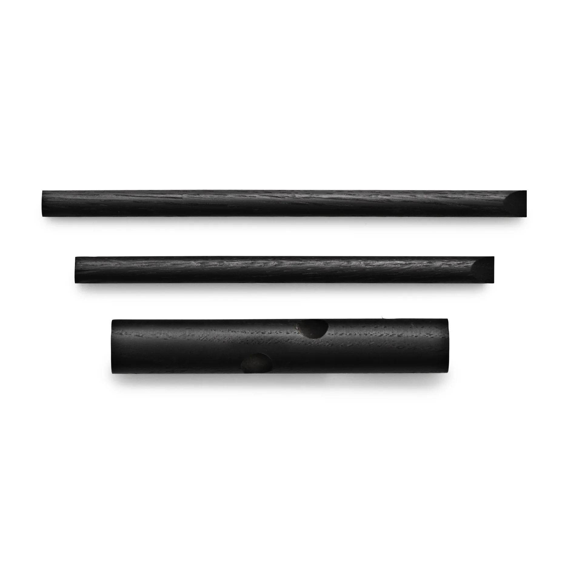 Normann Sticks haak, zwart 2-pack Normann Copenhagen
