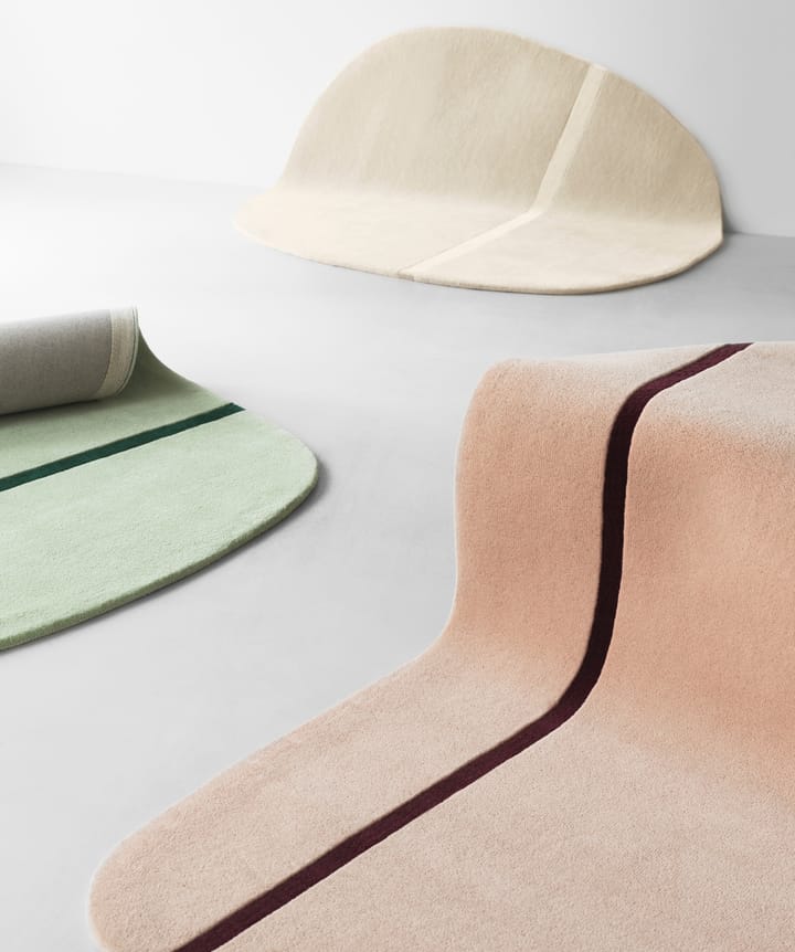 Oona vloerkleed 140x140 cm, Zand Normann Copenhagen