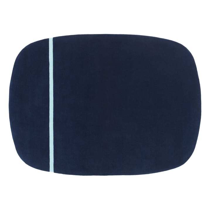 Oona vloerkleed 175x240 cm - Blauw - Normann Copenhagen