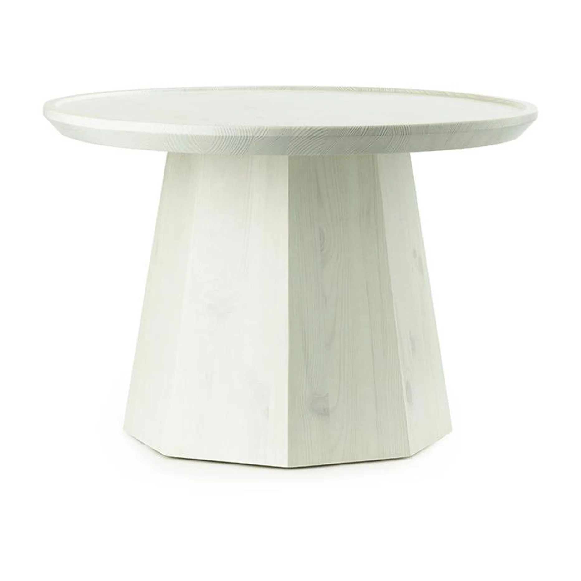 Pine table large bijzettfel Ø65 cm H:44,5 cm, Light Green Normann Copenhagen