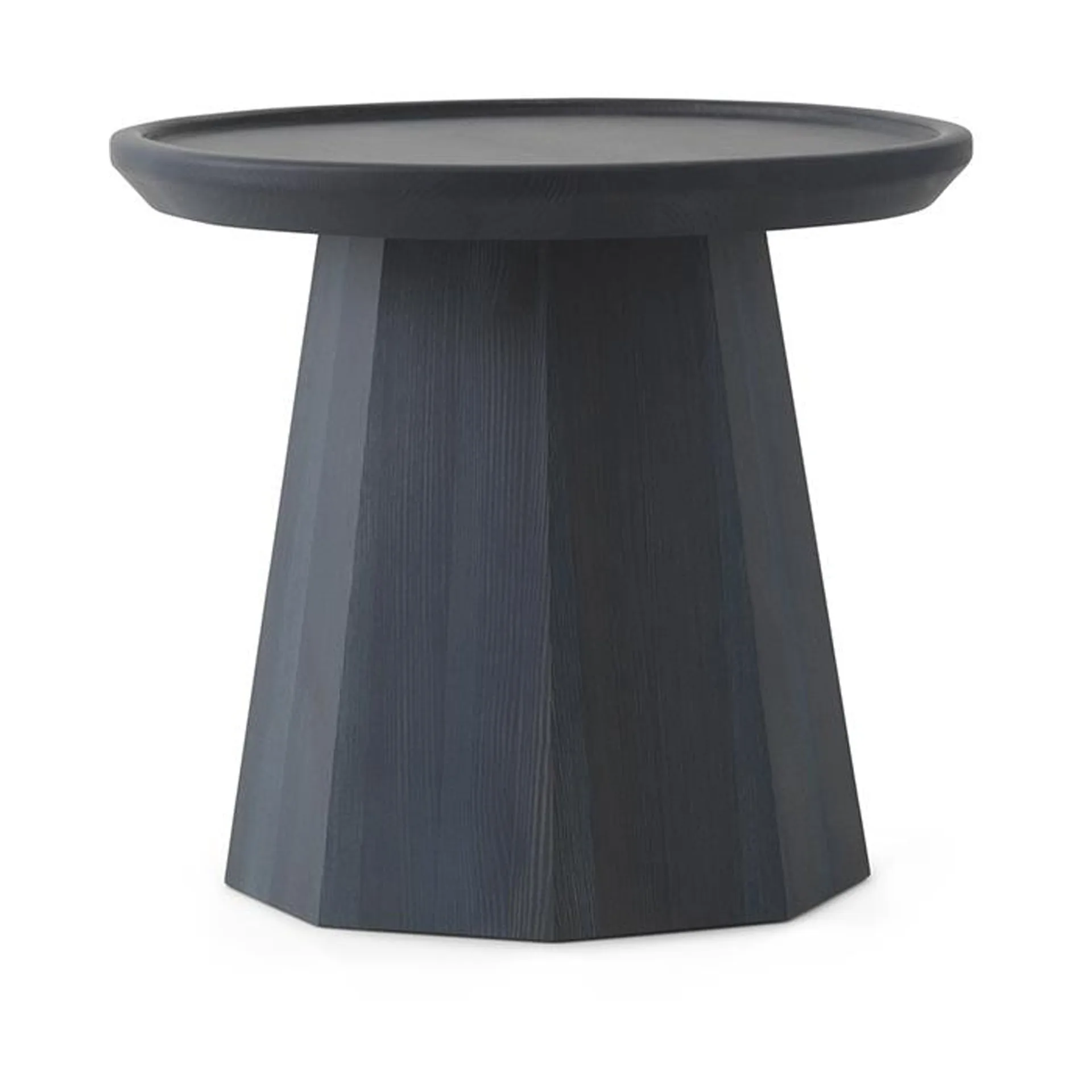 Pine table small bijzettfel Ø45 cm H:40,6 cm, Dark Blue Normann Copenhagen