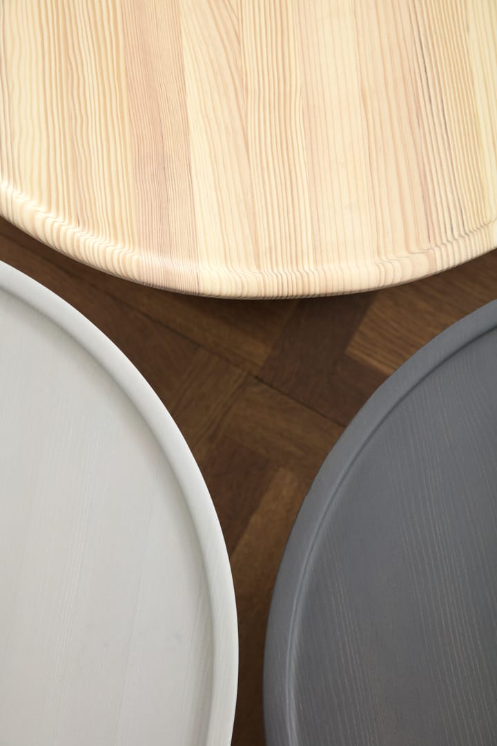 Pine table small bijzettfel Ø45 cm H:40,6 cm, Dark Grey Normann Copenhagen