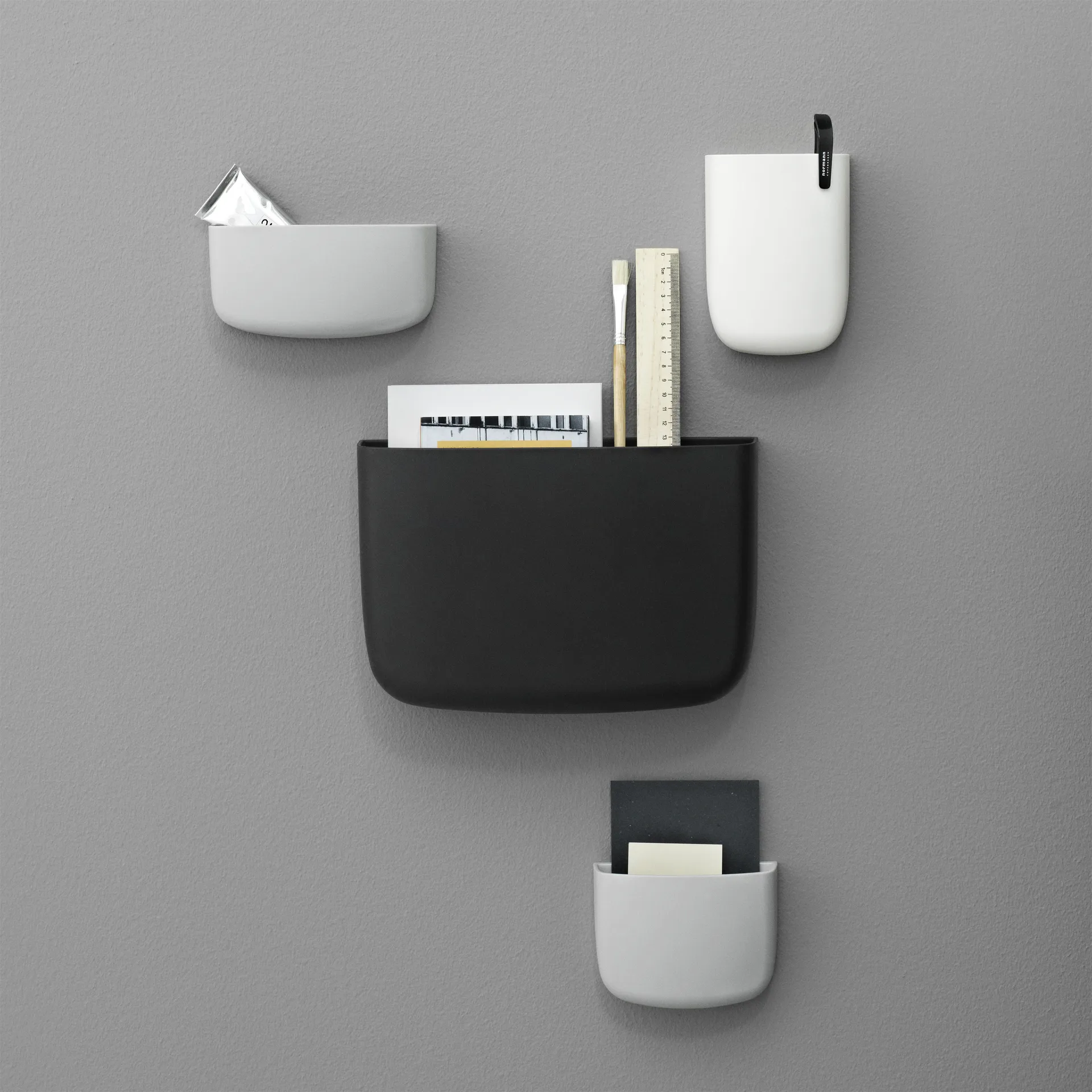 Pocket organizer zwart, Nr 4 Normann Copenhagen