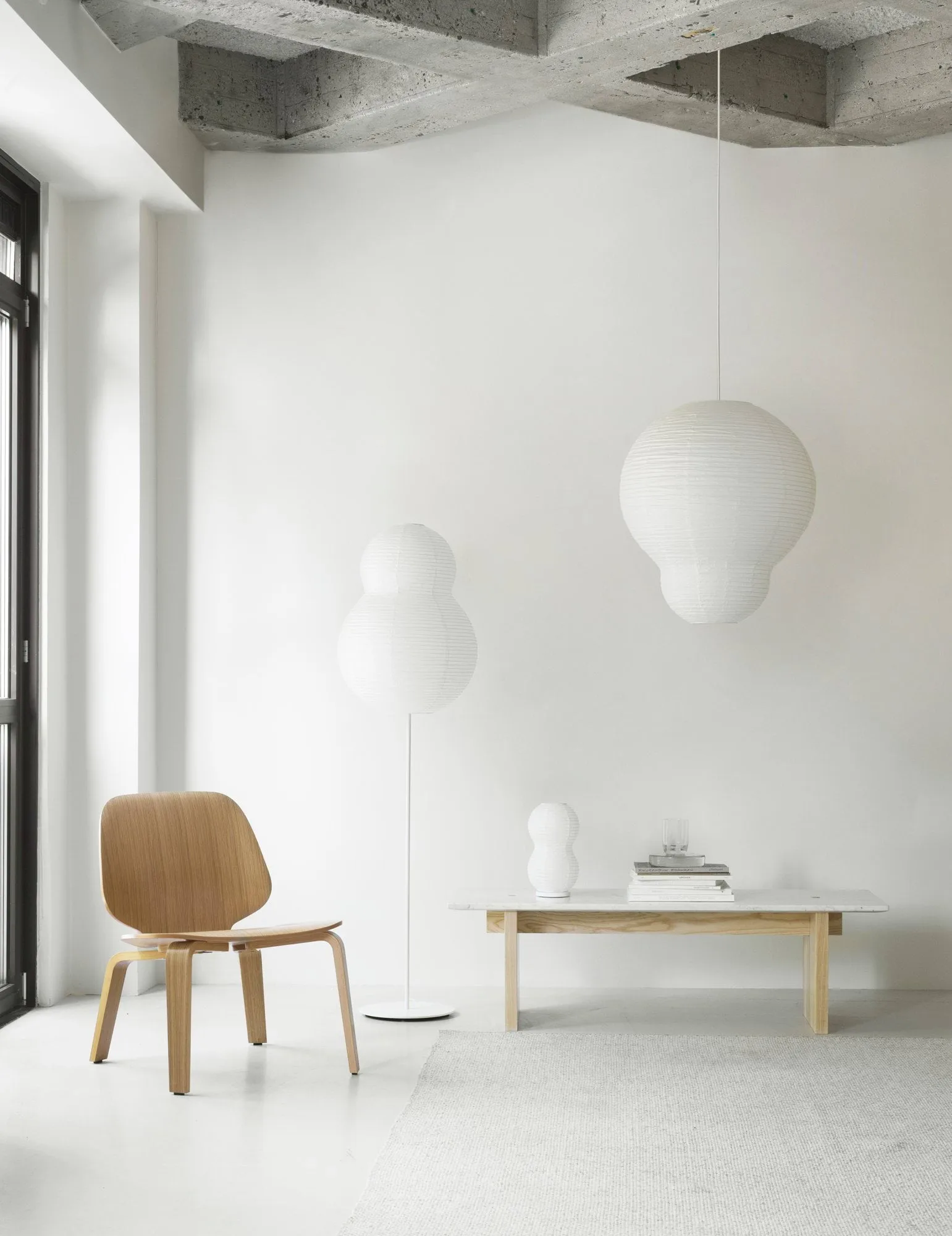 Puff Bubble lamp 35x50 cm, Wit Normann Copenhagen