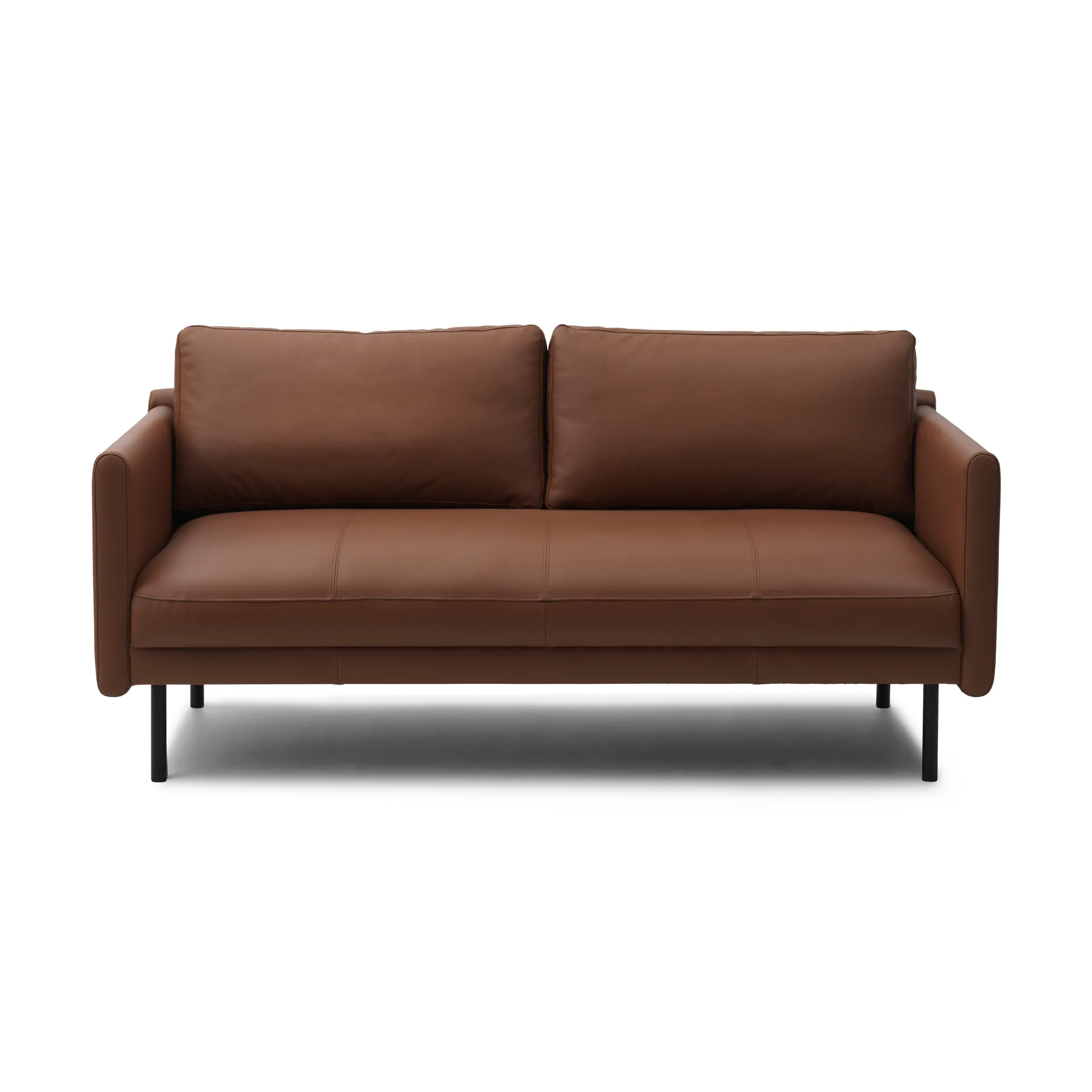 Rar 2-zits bank, Omaha leather cognac Normann Copenhagen