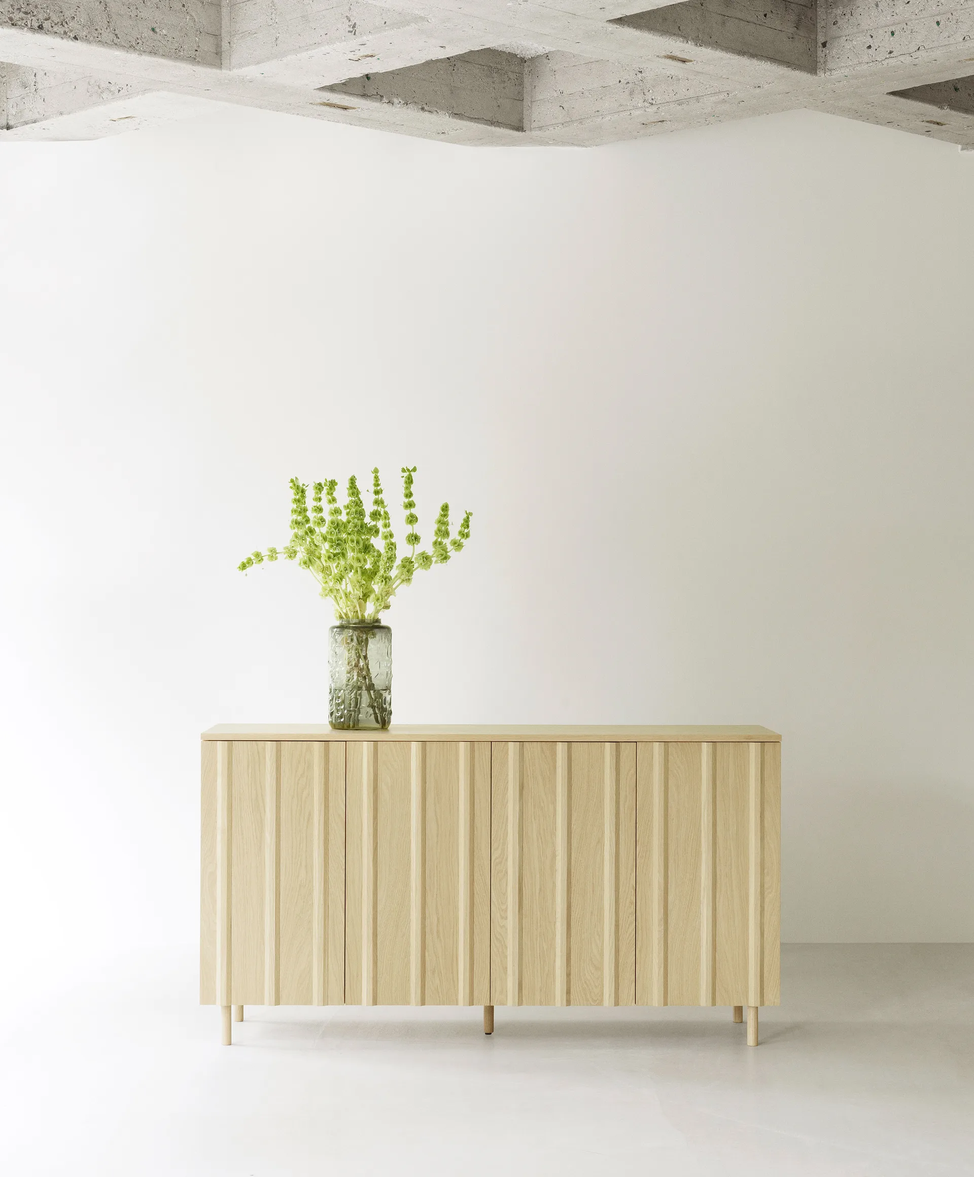 Rib bijzettafel 45x159 cm, Oak Normann Copenhagen