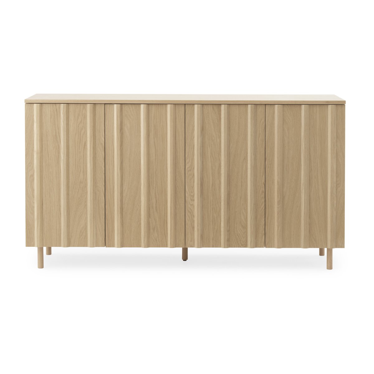 Normann Copenhagen Rib bijzettafel 45x159 cm Oak | Scandinavisch Interieur | Ladekasten & dressoirs | Bruin