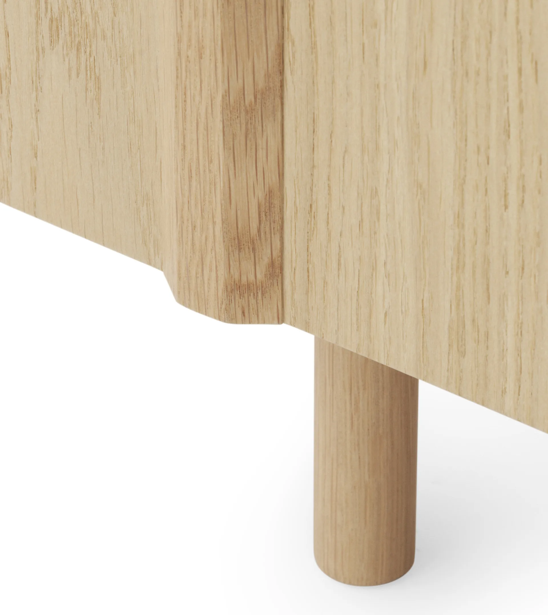 Rib bijzettafel 45x159 cm, Oak Normann Copenhagen