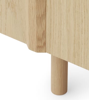 Rib bijzettafel 45x159 cm - Oak - Normann Copenhagen